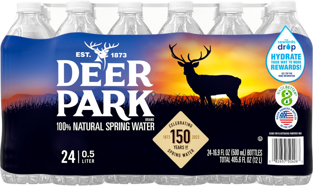 slide 7 of 8, Deer Park® natural spring water, 24 ct; 16.9 fl oz