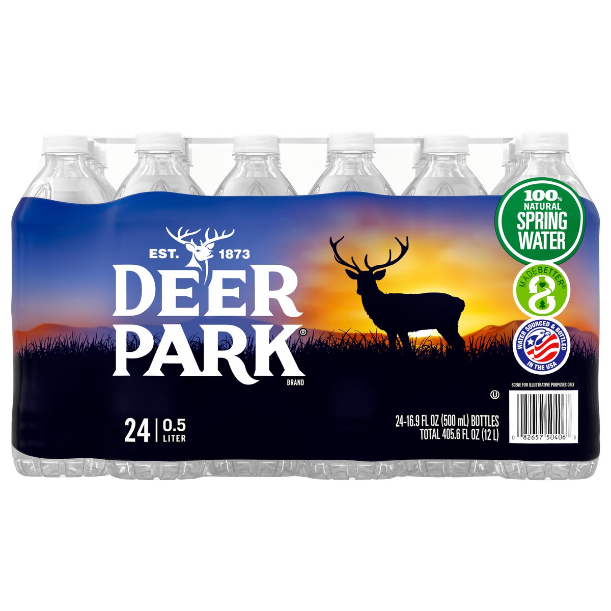 slide 1 of 8, Deer Park® natural spring water - 24 ct; 16.9 fl oz, 24 ct