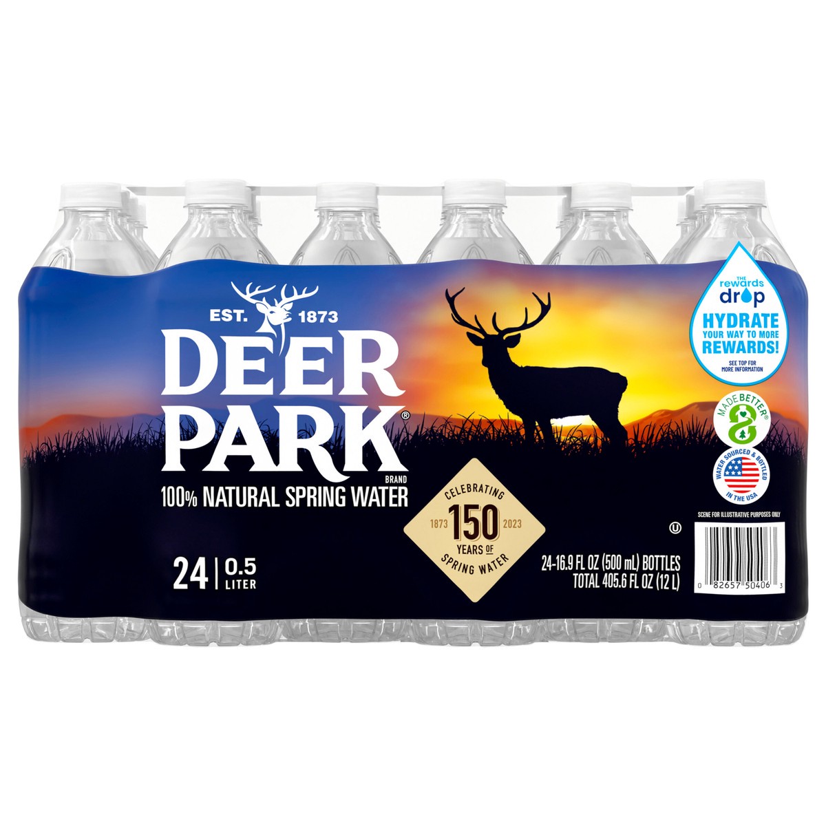 slide 1 of 8, DEER PARK Brand Spring Water, 16.9-ounce plastic bottles (Pack of 24), 24 ct