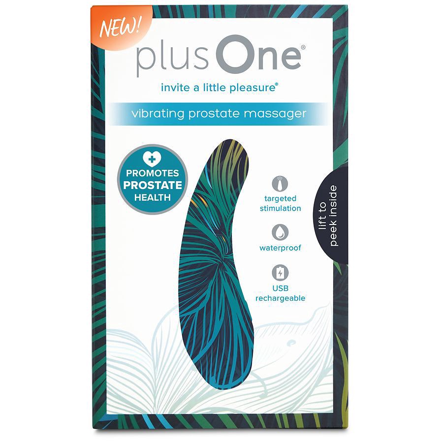 slide 1 of 5, plusOne Vibrating Prostate Massager 1 ea, 1 ct
