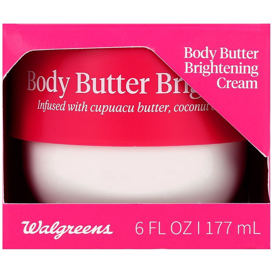 slide 1 of 4, Walgreens Body Butter Brightening Cream, 6 fl oz