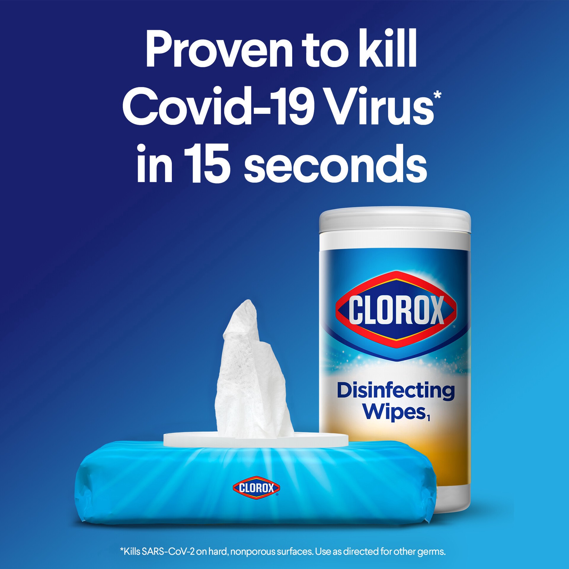slide 4 of 5, Clorox Disinfecting Wipes Value Pack, Bleach Free Cleaning Wipes, 75 Count Each, Pack of 3 (30208) (Package May Vary), 3 ct