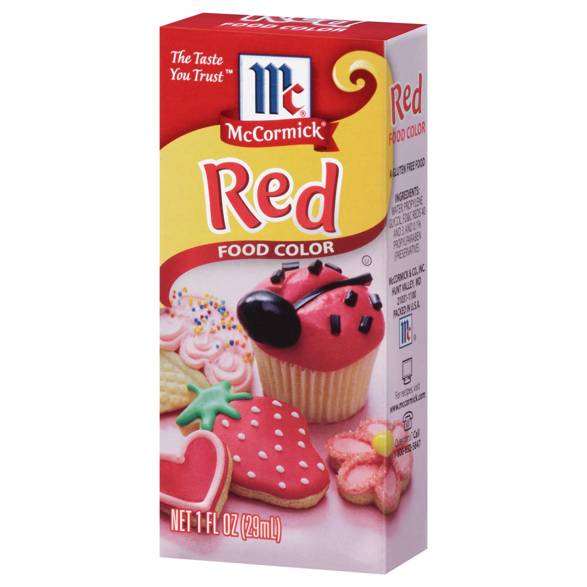 slide 2 of 9, McCormick Red Food Color, 1 fl oz, 1 fl oz