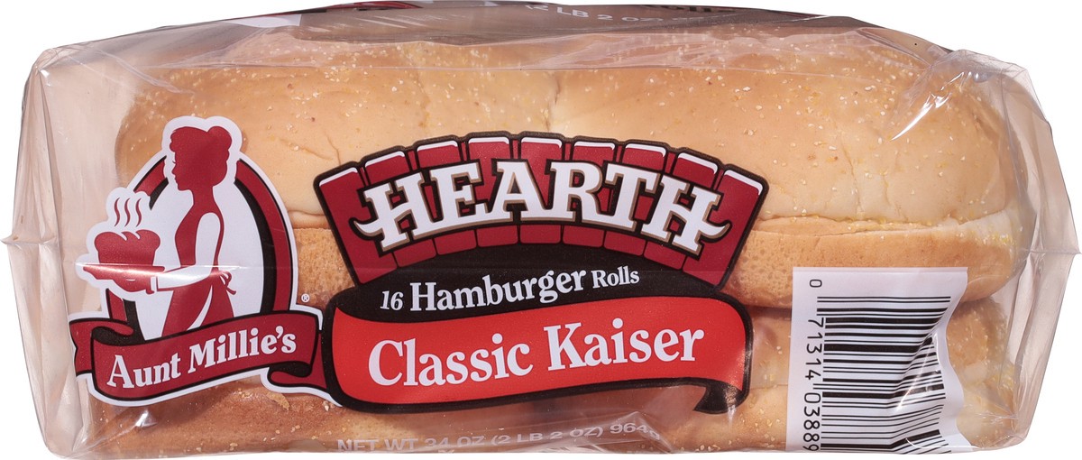 slide 8 of 14, Aunt Millie's Hearth Classic Kaiser Hamburger Rolls 16 ea, 16 ct