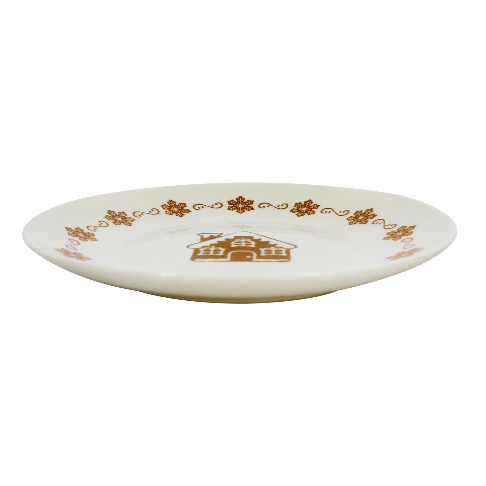 slide 3 of 3, 6" Gingerbread House Plate By Ashland, 6 in