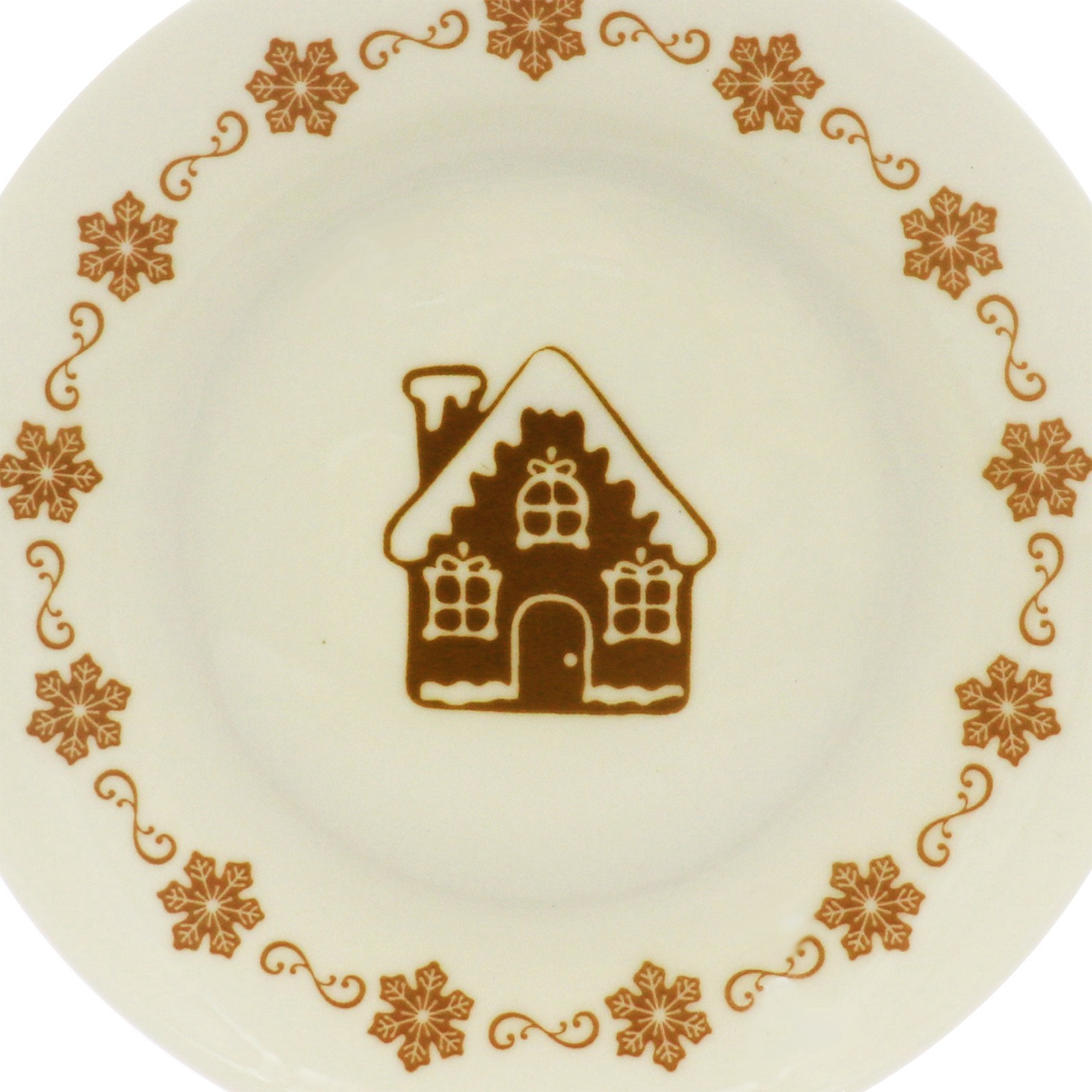 slide 2 of 3, 6" Gingerbread House Plate By Ashland, 6 in