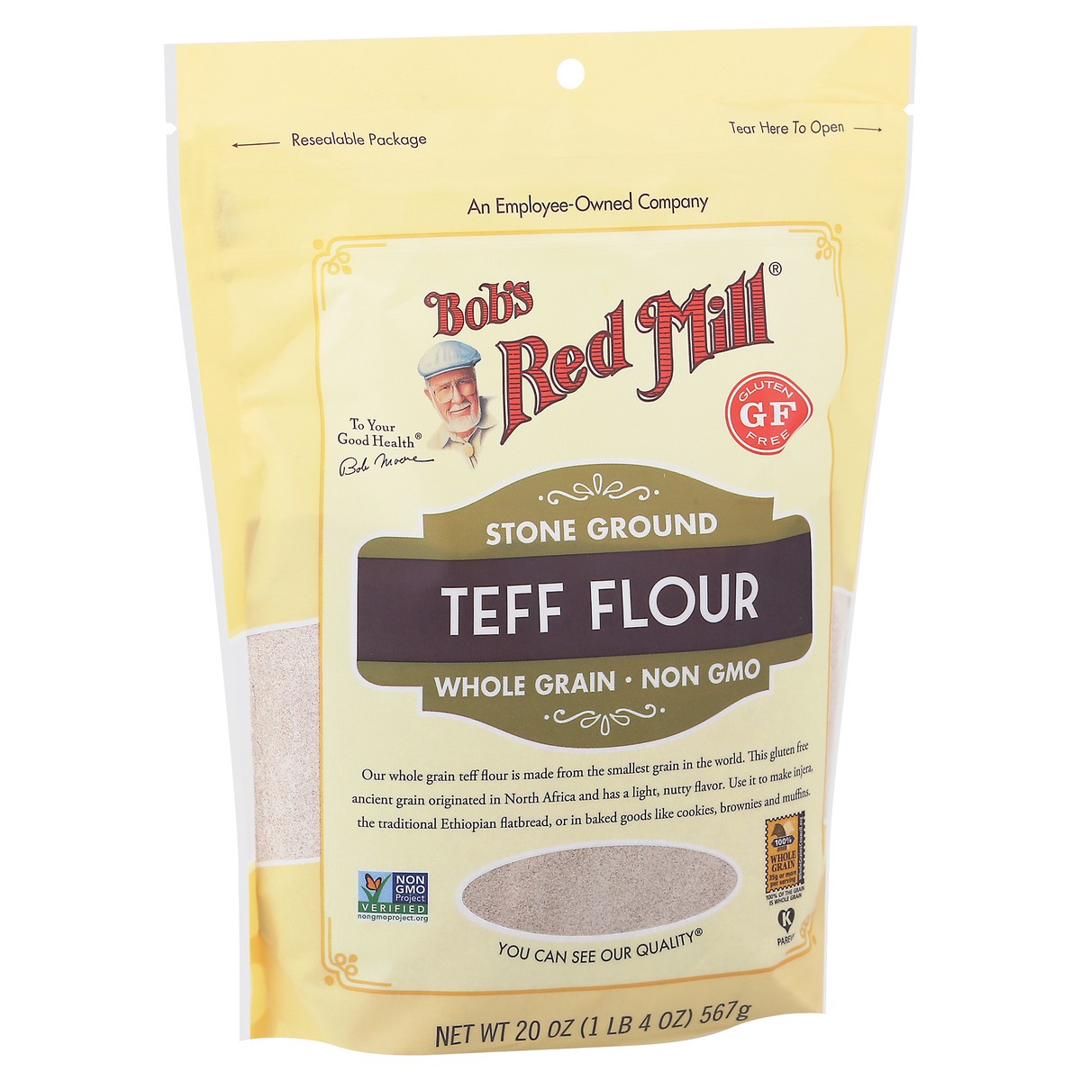 slide 7 of 9, Bob's Red Mill Teff Flour, 20 oz