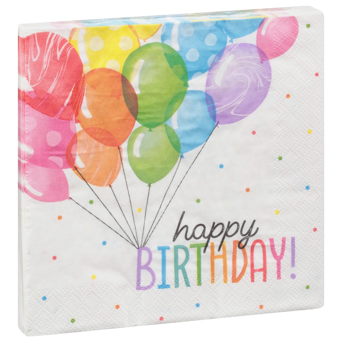 slide 5 of 9, Party Creations Creative Converting Balloon Lunch Napkin, 16 ct