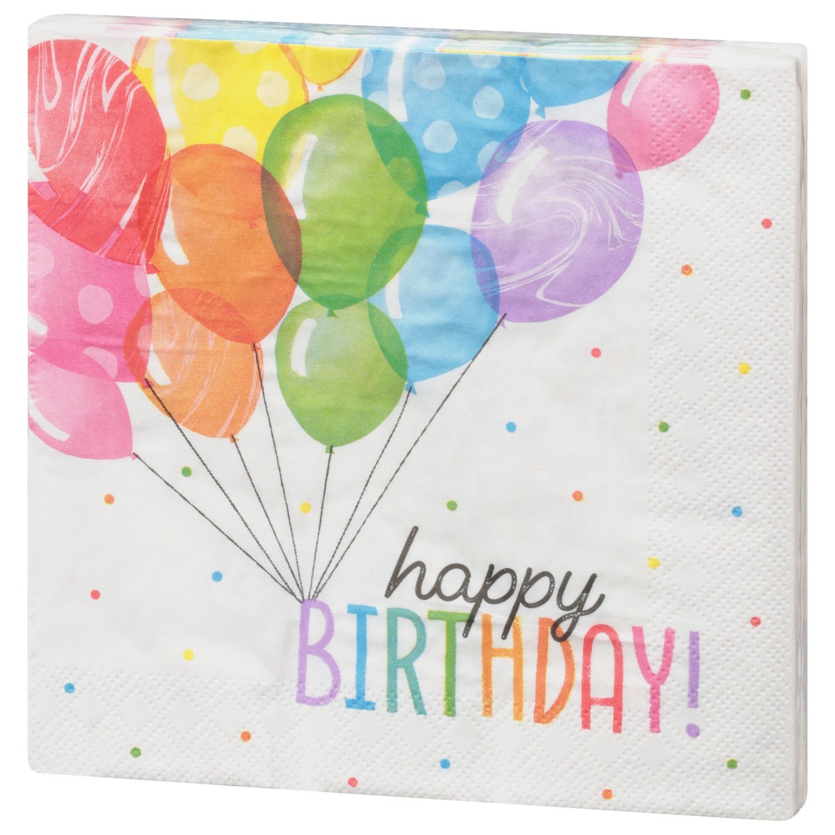 slide 6 of 9, Party Creations Creative Converting Balloon Lunch Napkin, 16 ct