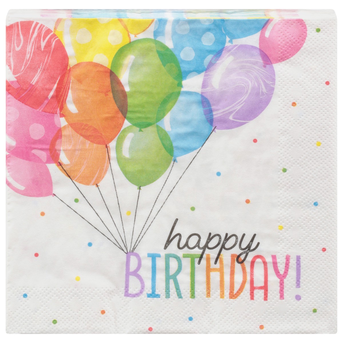 slide 9 of 9, Party Creations Creative Converting Balloon Lunch Napkin, 16 ct