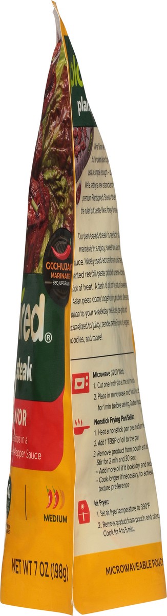 slide 6 of 9, Nasoya Plantspired Medium Gochujang Flavor Plant-Based Steak 7 oz, 7 oz