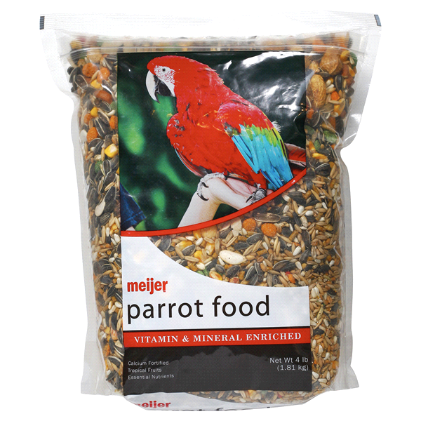 slide 1 of 1, Meijer Parrot Food, 4 lb