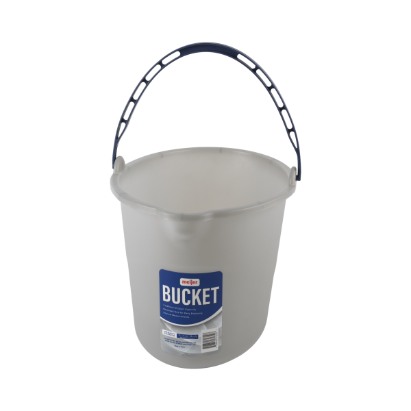 slide 8 of 21, Meijer Bucket /, 12 qt, 3 gal