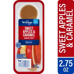 Kroger Sweet Apples & Caramel Snack Tray