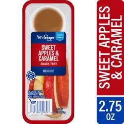 Kroger Sweet Apples & Caramel Snack Tray