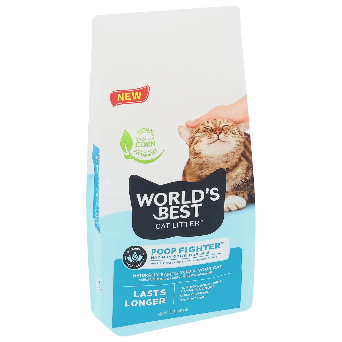 slide 6 of 11, Worlds Best Cat Litter Poop Fighter, 8 lb
