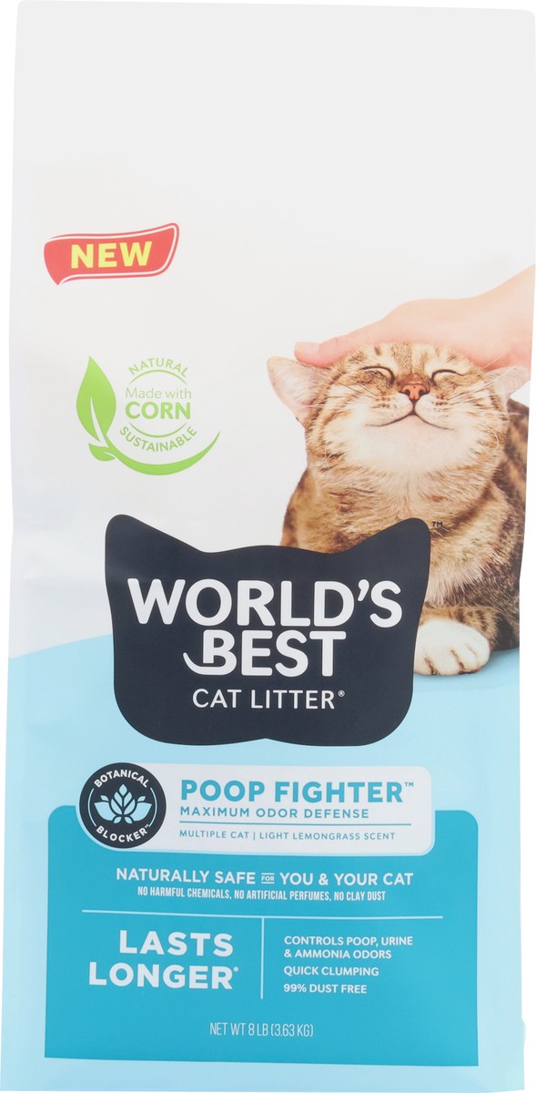 slide 7 of 11, Worlds Best Cat Litter Poop Fighter, 8 lb