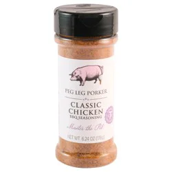 Peg Leg Porker Classic Chicken BBQ Seasoning, 6.24 oz