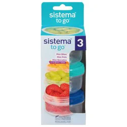 Sistema® Mini Bites To Go Containers