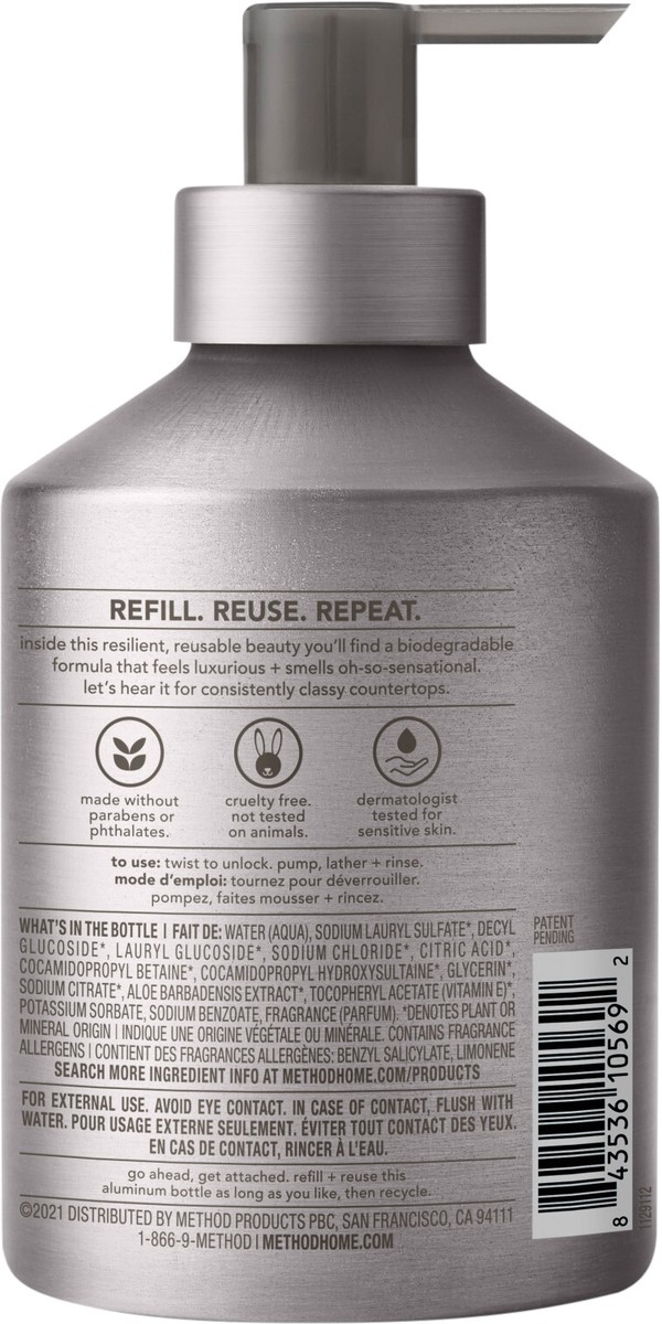 slide 6 of 7, Method Aluminum Gel Hand Soap - Violet + Lavender - 12 fl oz, 12 fl oz