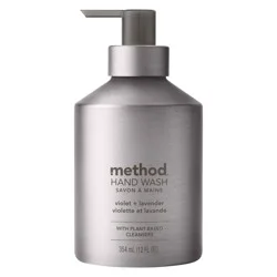 method Premium Gel Hand Wash, Violet + Lavender, 12 Ounce