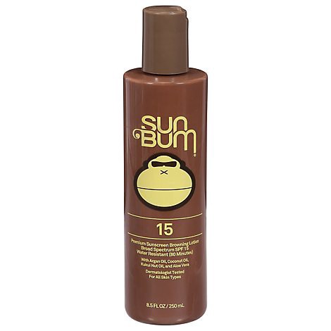 slide 1 of 1, Sun Bum Natural Browning Lotion Spf 15 - 8.5 FZ, 8.5 fl oz