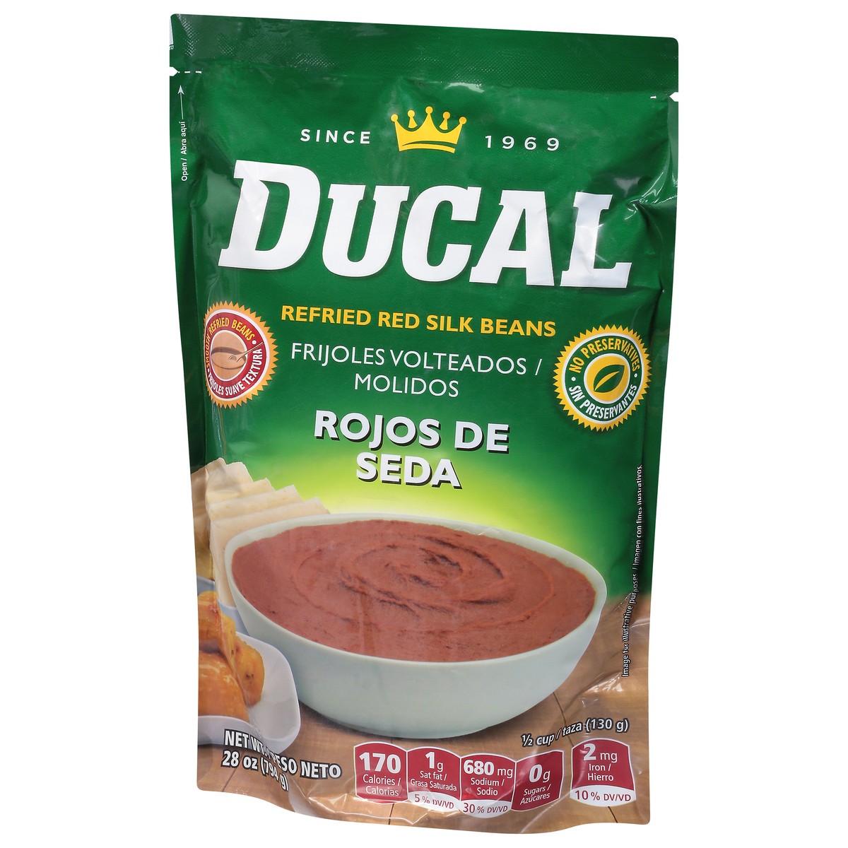 slide 12 of 12, Ducal Red Silk Refried Beans 28 oz, 28 oz