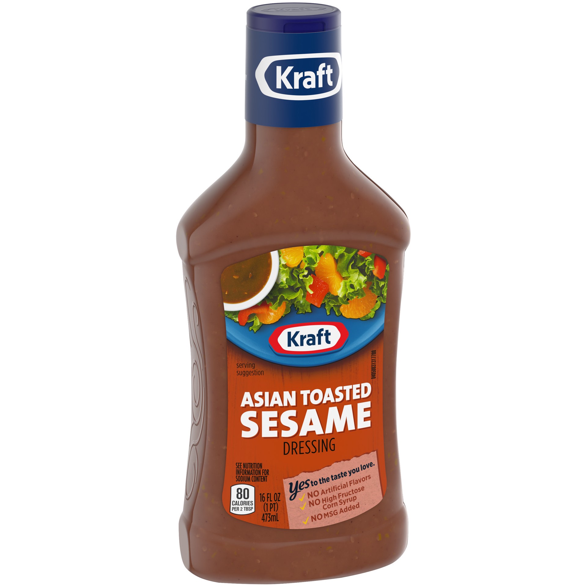 slide 5 of 5, Kraft Asian Toasted Sesame Salad Dressing, 16 fl oz Bottle, 16 fl oz