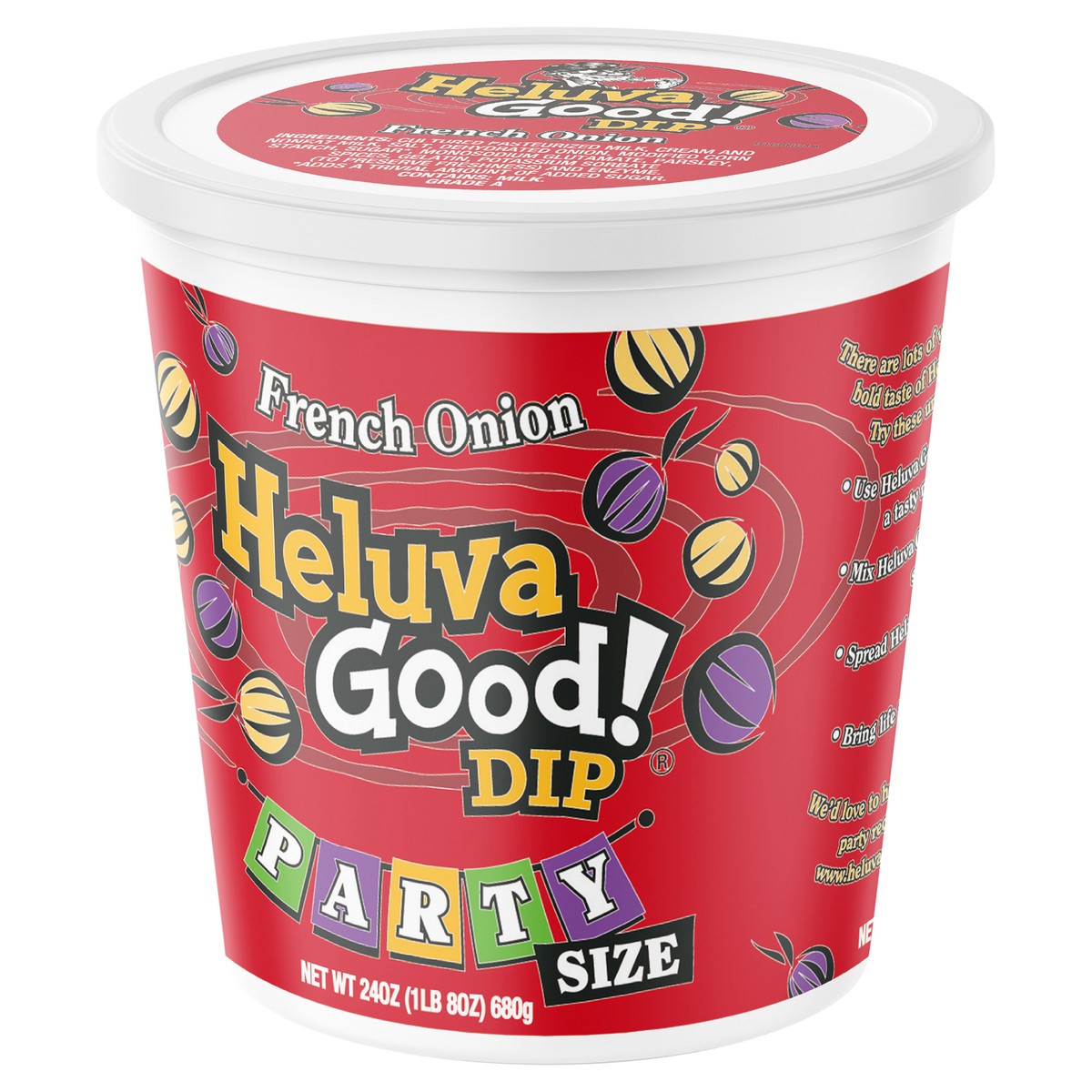 slide 3 of 9, Heluva Good! French Onion Dip, 24 oz, 24 oz