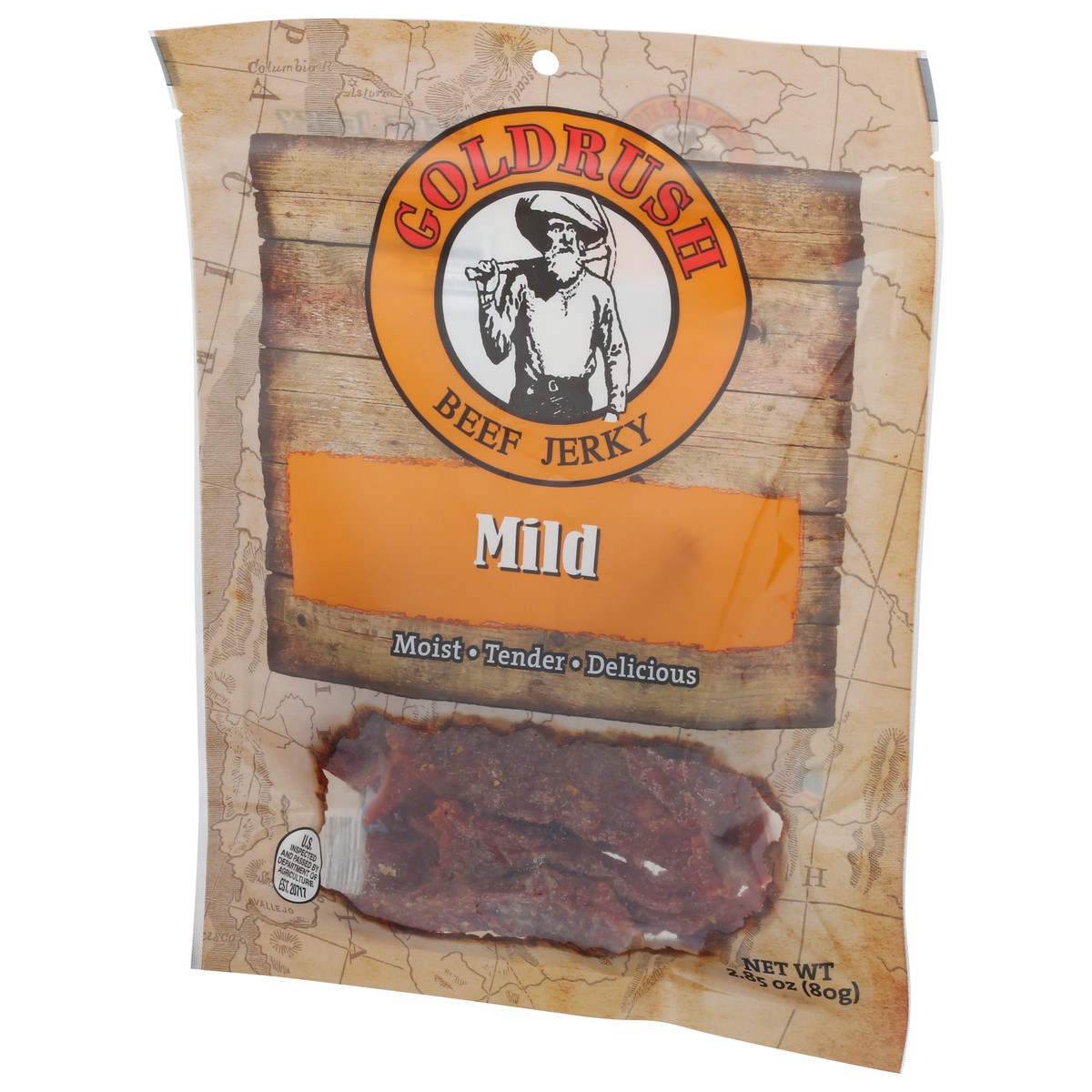 slide 7 of 9, Goldrush Mild Beef Jerky 2.85 oz, 2.85 oz