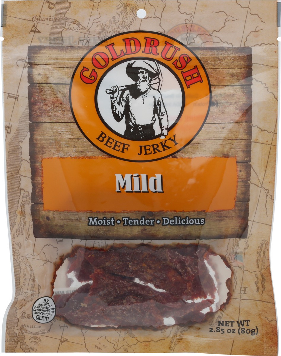 slide 2 of 9, Goldrush Mild Beef Jerky 2.85 oz, 2.85 oz