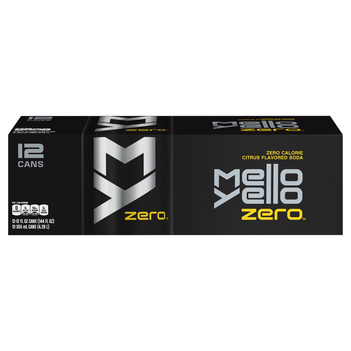 slide 4 of 13, Mello Yello Zero Fridge Pack Cans, 12 fl oz, 12 Pack, 12 ct