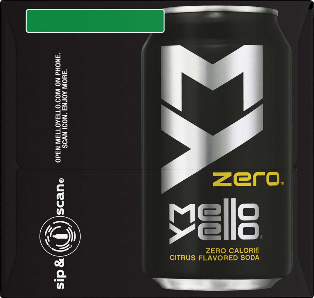 slide 12 of 13, Mello Yello Zero Fridge Pack Cans, 12 fl oz, 12 Pack, 12 ct