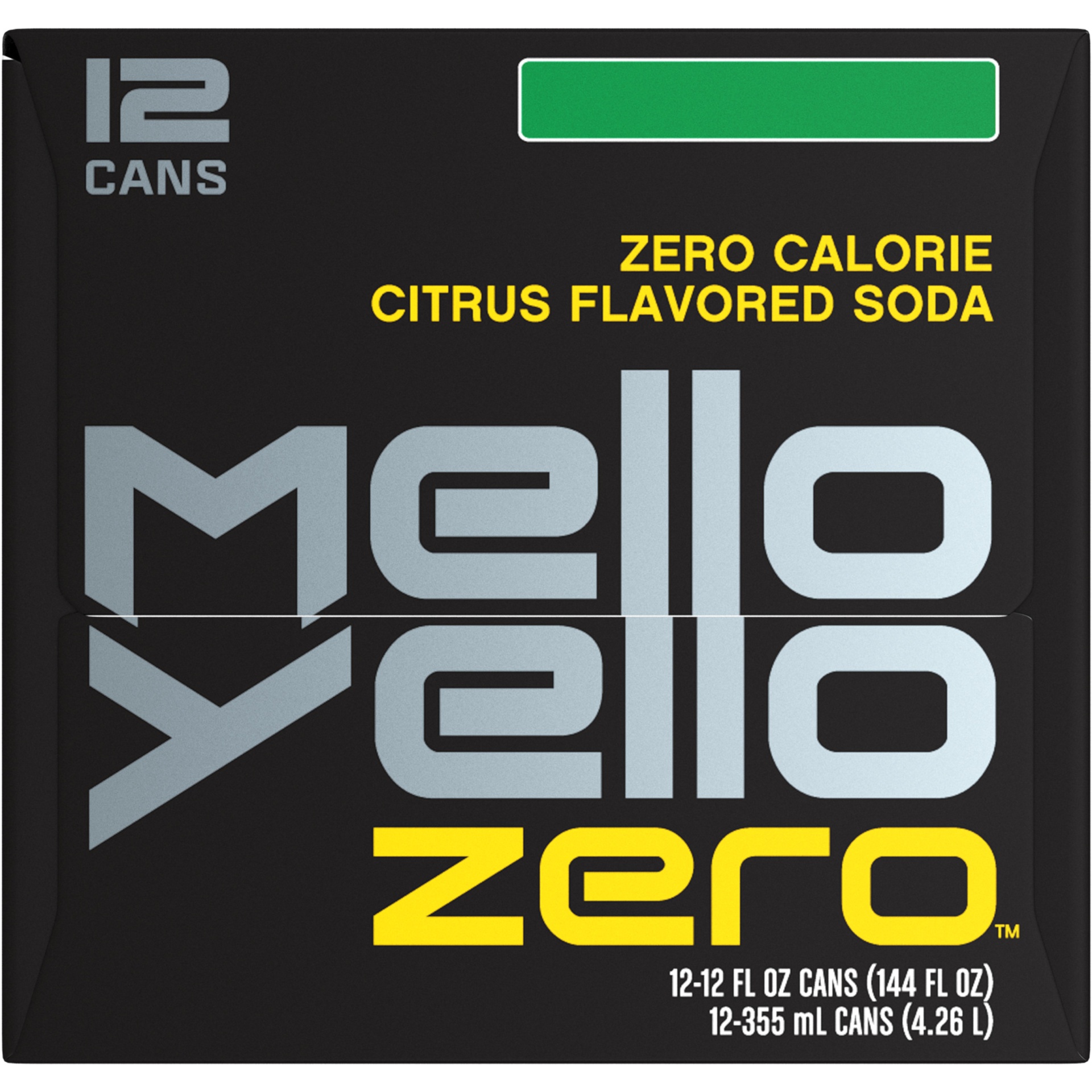 slide 8 of 10, Mello Yello Zero Citrus, 12 ct; 12 fl oz