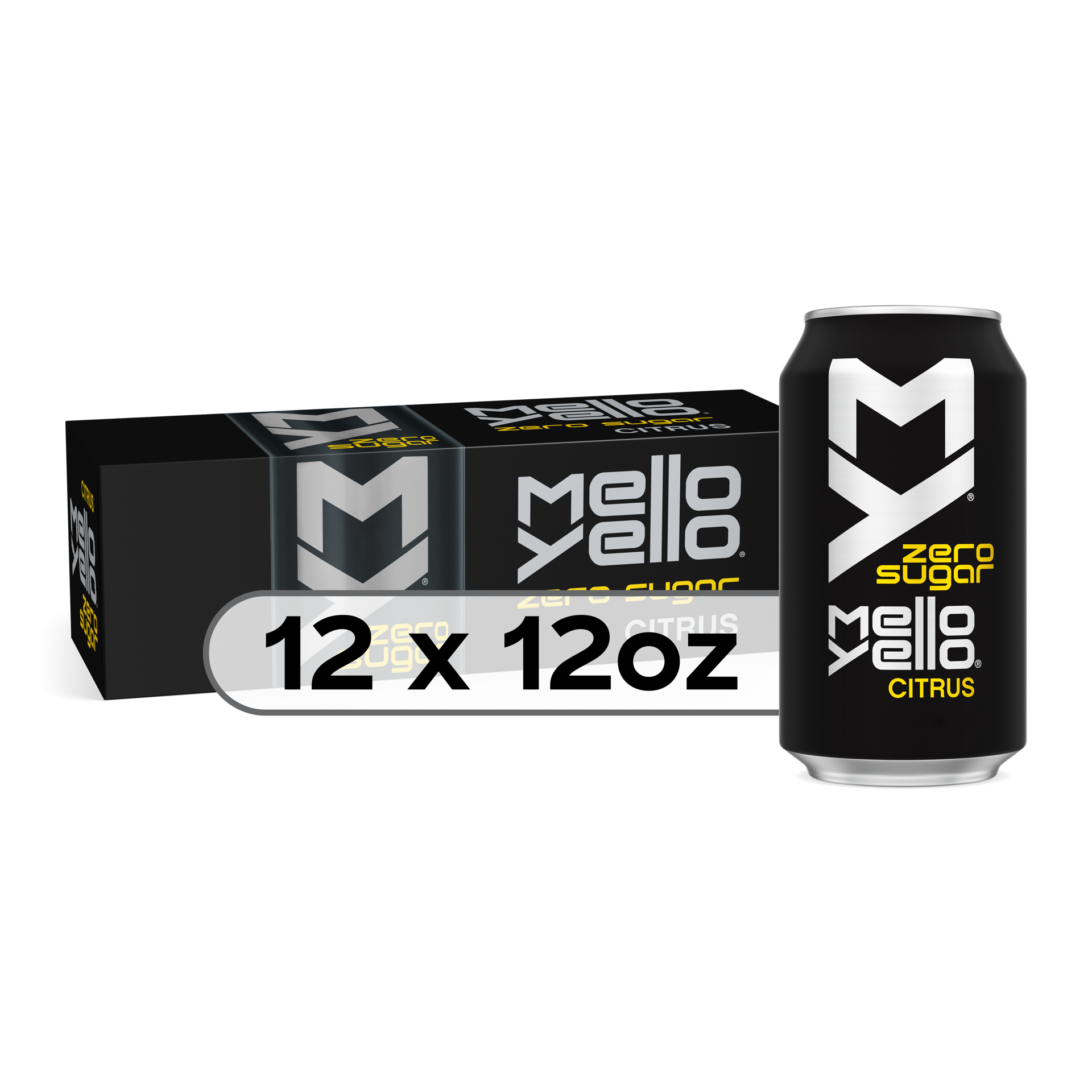 slide 1 of 13, Mello Yello Zero Fridge Pack Cans, 12 fl oz, 12 Pack, 12 ct