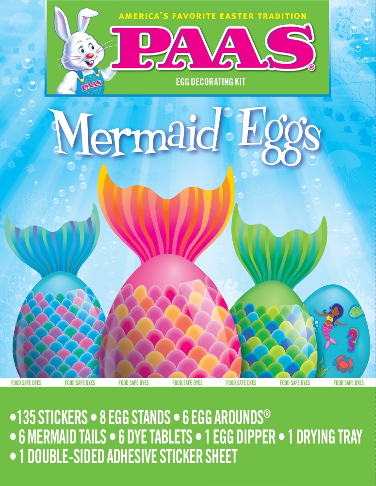 slide 1 of 1, Paas Mermaid Decorating Eggs Kit, 1 ct