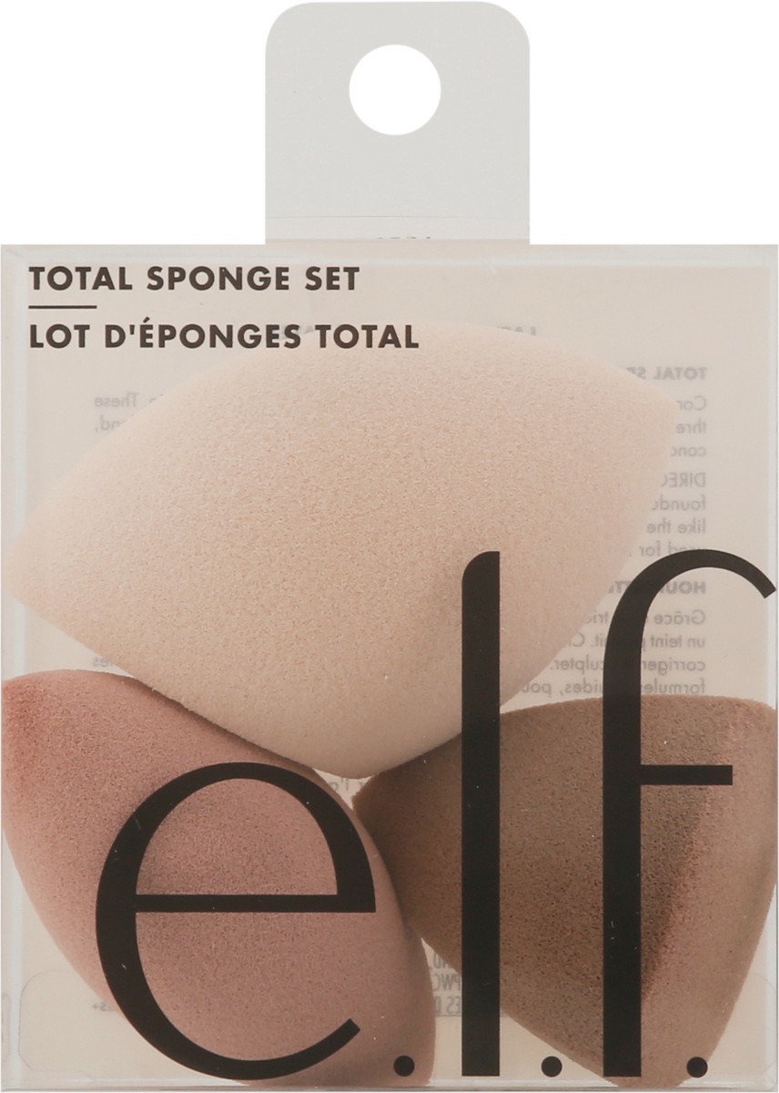 slide 6 of 9, e.l.f. Total Sponge Set, 1 ct