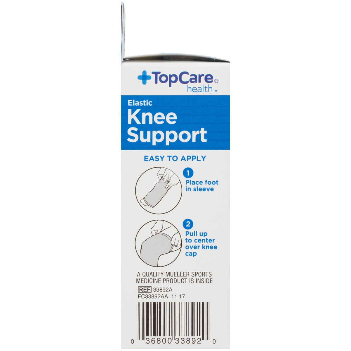 slide 5 of 8, TopCare Knee Support Elastic Medium, 1 ct