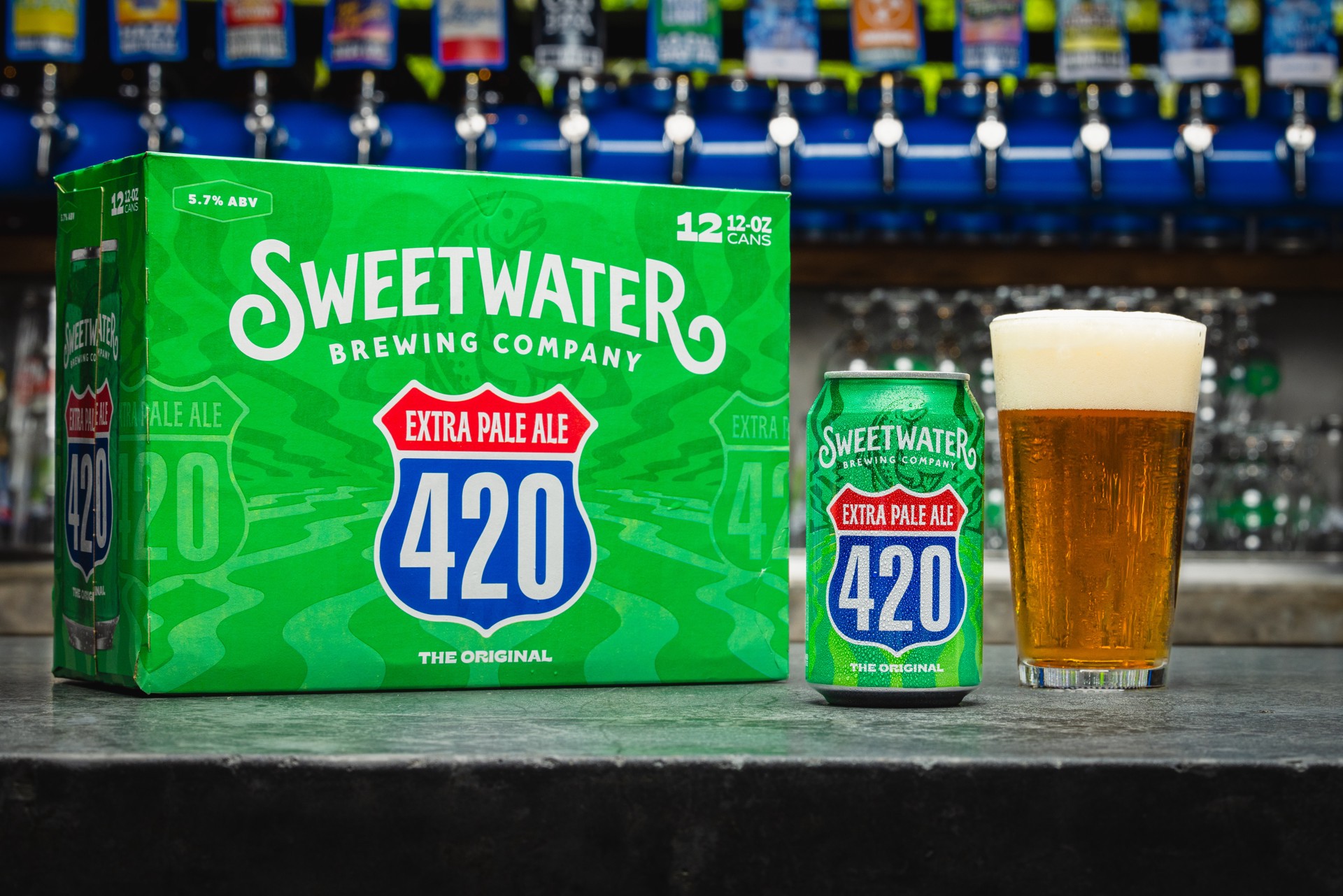 slide 5 of 9, SweetWater Brewing Company Beer 1 pt, 16 oz