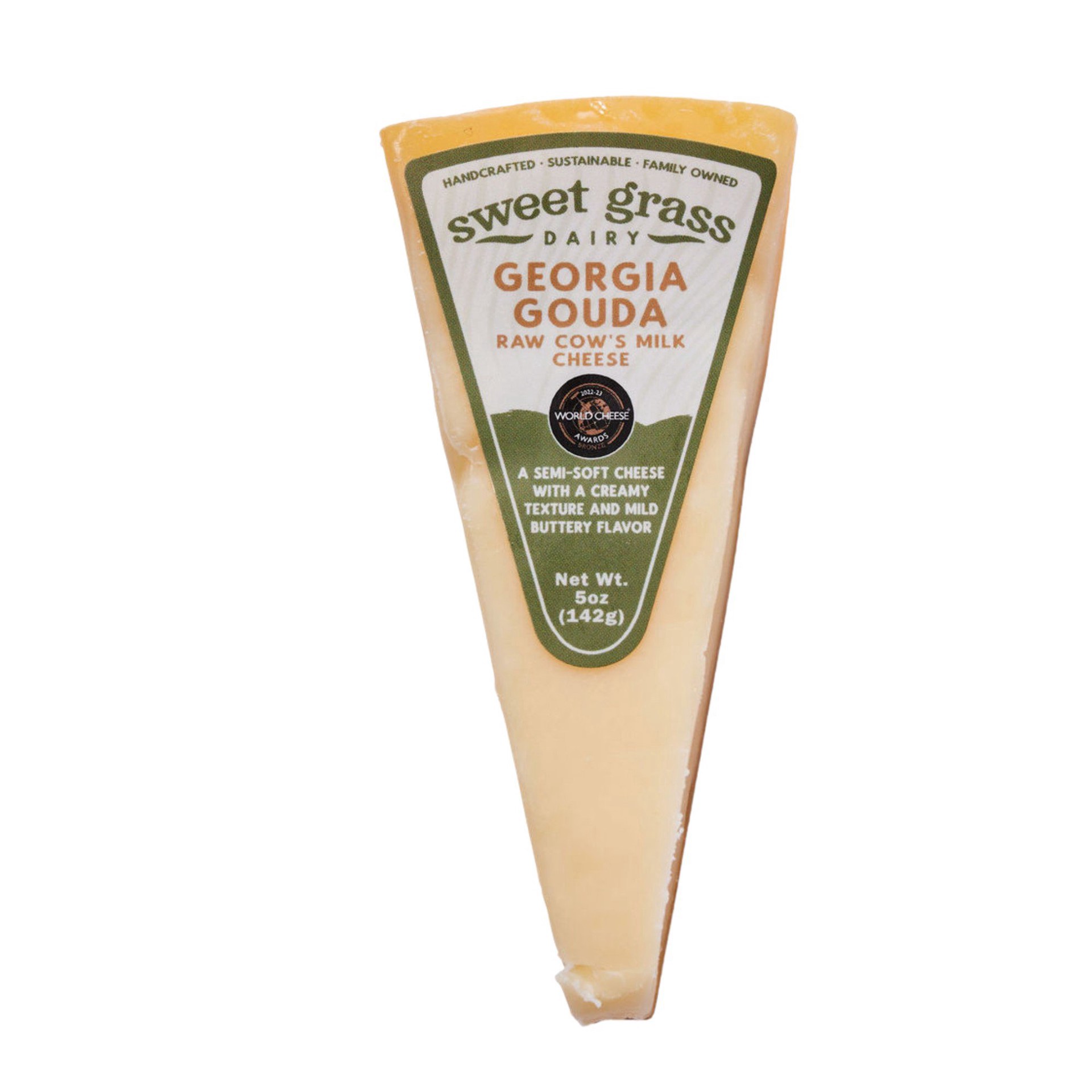 slide 1 of 1, Sweet Grass Dairy Georgia Gouda Cheese, 5 oz