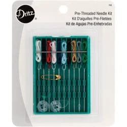 Dritz Hand Needles, Pre-Threaded Needle Kit