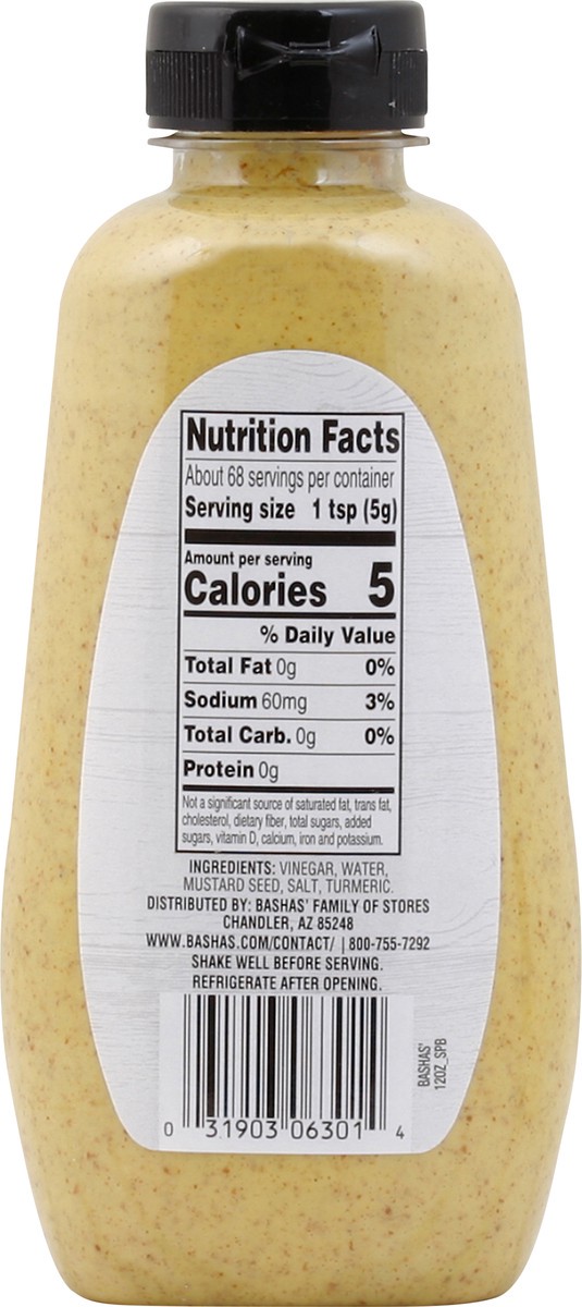 slide 4 of 13, Bashas Spicy Brown Mustard, 12 oz