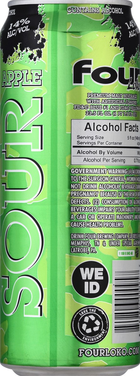 slide 3 of 9, Four Loko Watermelon, 23.5 oz