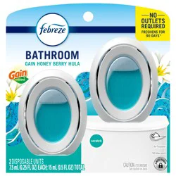 Febreze BATH Air Freshener Gain Honey Berry Hula, 2 count