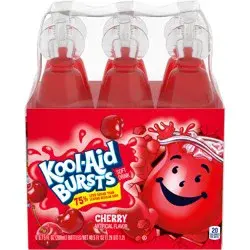 Kool-Aid Bursts Cherry Artificially Flavored Soft Drink- 6 ct