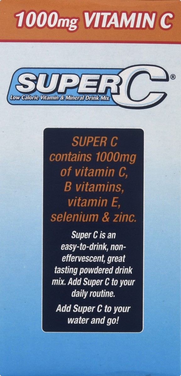 slide 7 of 10, Super C Combo Pack Orange/Raspberry/Pink Lemonade Drink Mix 40 ea, 40 ct