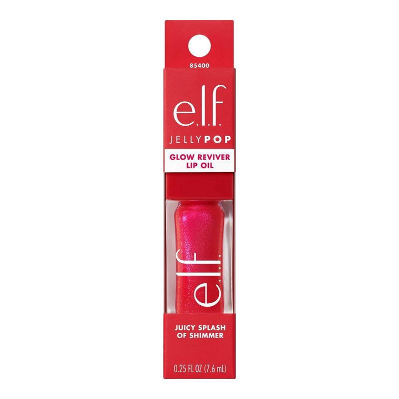 slide 11 of 13, E.l.f. Glow Reviver Lip Oil, Jam Session, 0.25 oz