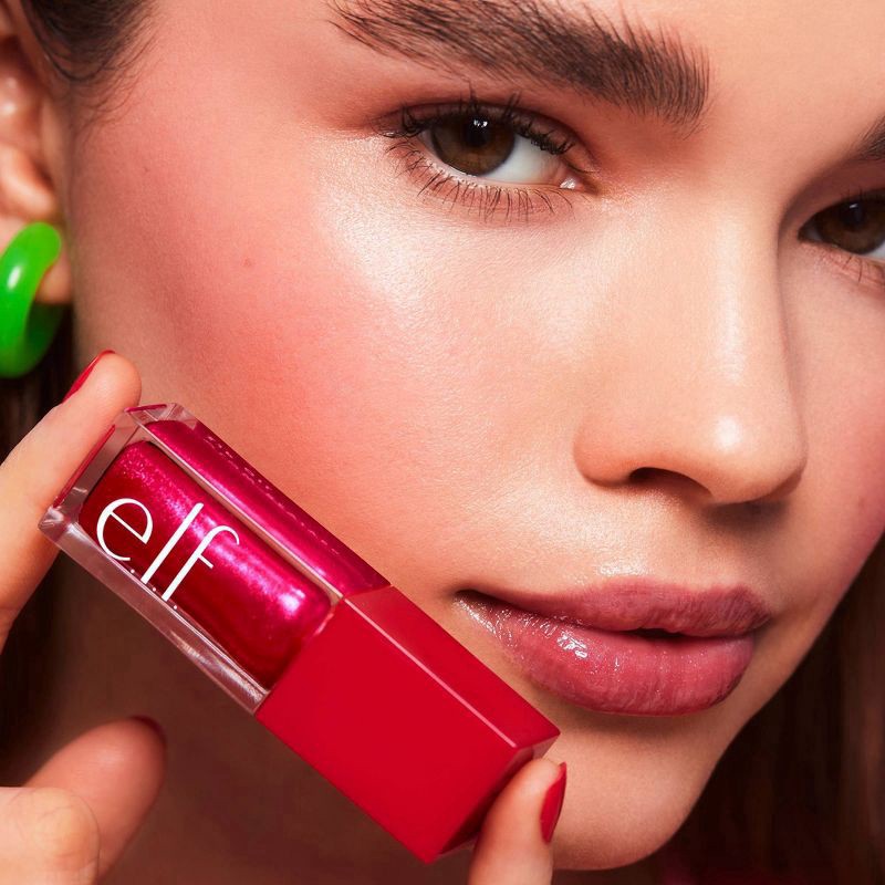 slide 4 of 13, E.l.f. Glow Reviver Lip Oil, Jam Session, 0.25 oz