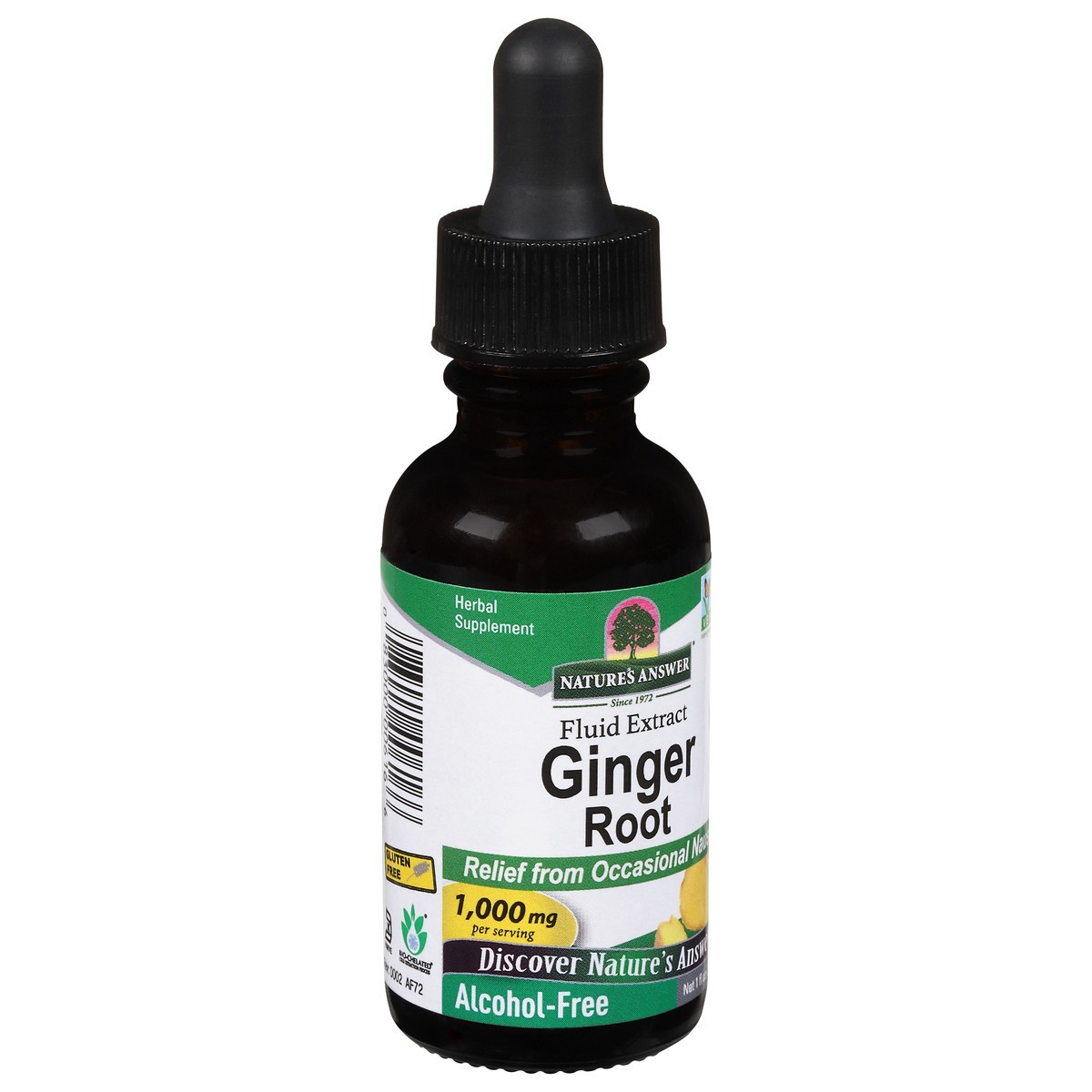 slide 2 of 9, Nature's Answer 1000 mg Fluid Extract Ginger Root 1 fl oz, 1 fl oz