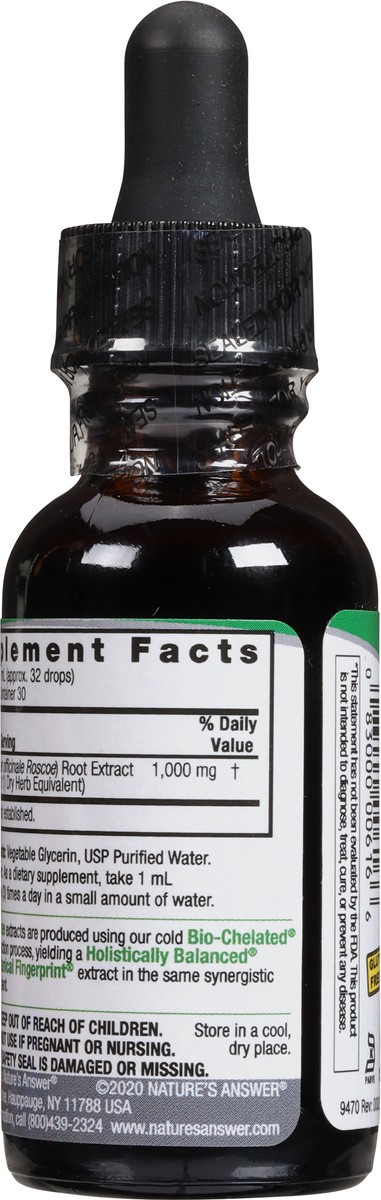slide 5 of 9, Nature's Answer 1000 mg Fluid Extract Ginger Root 1 fl oz, 1 fl oz